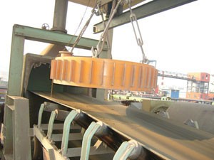 超強干式電磁除鐵器使用現場